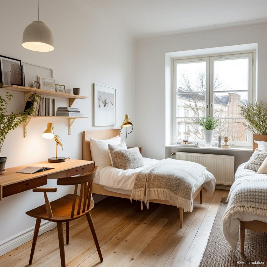 Muster-Einzelzimmer nach Neu-M�blierung Zimmer Neum�nster-Faldera
