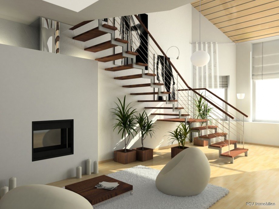 Wohnbereich Maisonettewohnung Flensburg / Engelsby