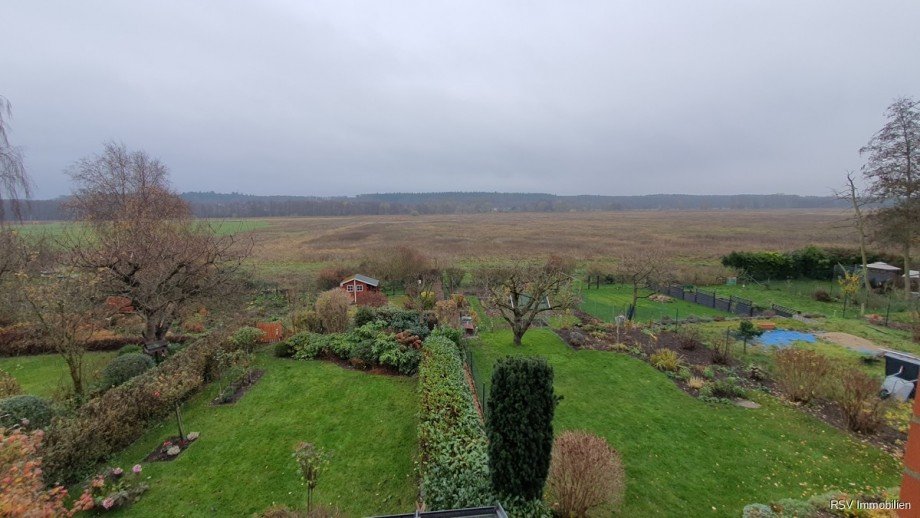 Blick ins Naturschutzgebiet Doppelhaush�lfte Schwerin