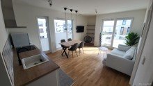 Wohnzimmer Ein Traum wird wahr - m�blierte Neubau-Wohnung ab sofort f�r 47qm 2-Zi. am Schweriner See