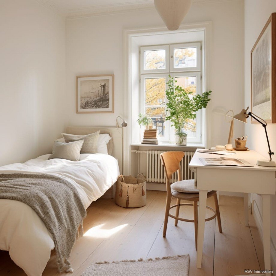 Muster-Schlafzimmer nach Neu-M�blierung Zimmer Neum�nster-Faldera