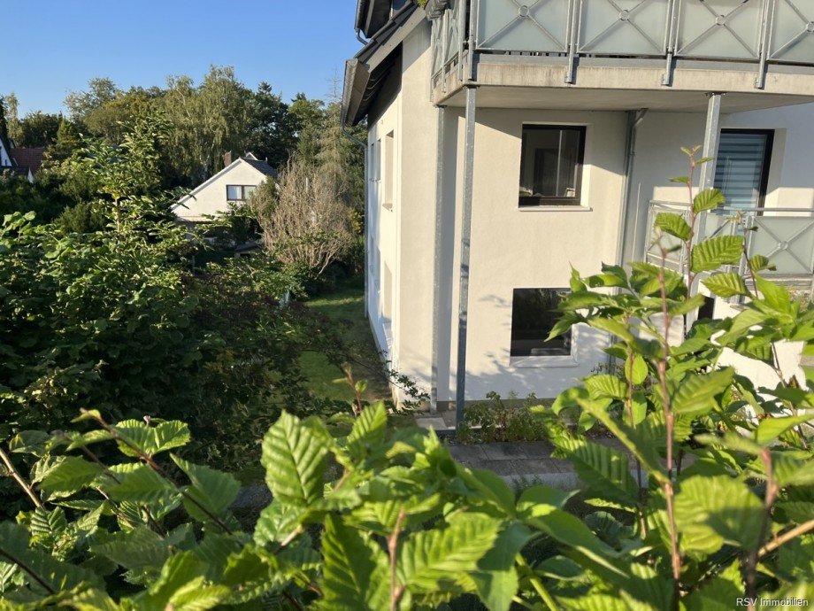 Seitliche Ansicht Geb�udek�rper Etagenwohnung M�lln