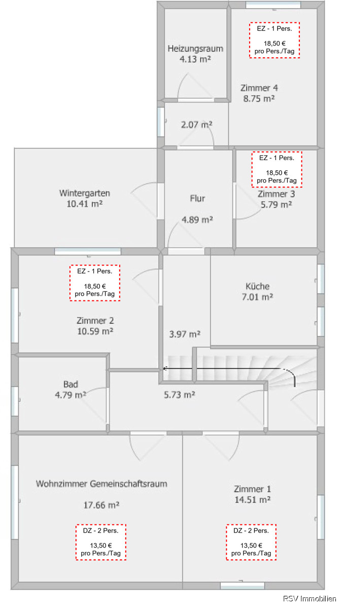 EG-Grundriss Neum�nster-mit Preisangaben Zimmer Neum�nster-Faldera