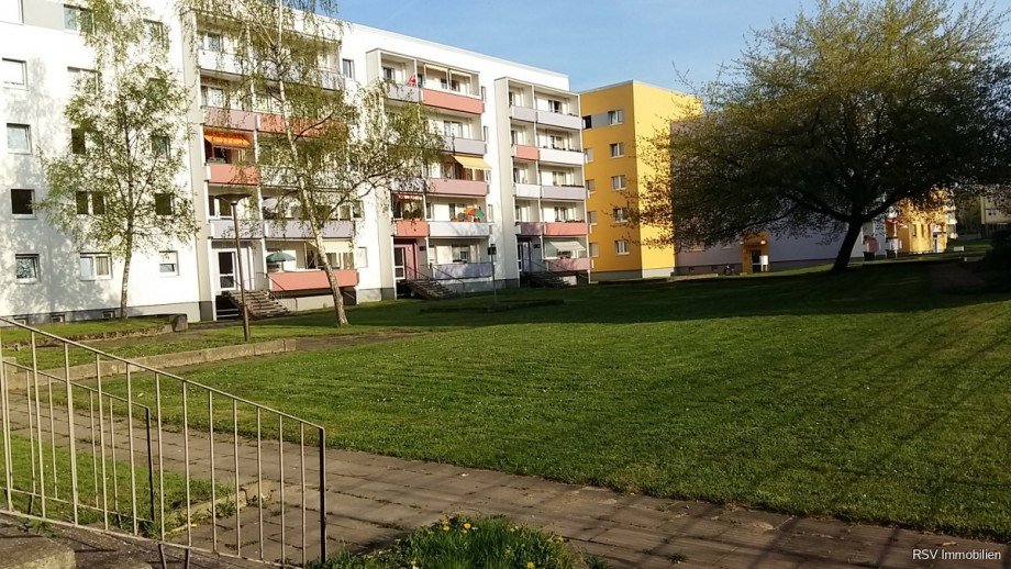 Innenhof 4 Etagenwohnung Magdeburg