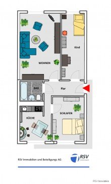 Grundriss 67,02 qm, 3 Zi. JobCenter geeignet ab 4 Personen - ruhig + g�nstig - 3-Zi. 70m� - sofort verf�gbar -